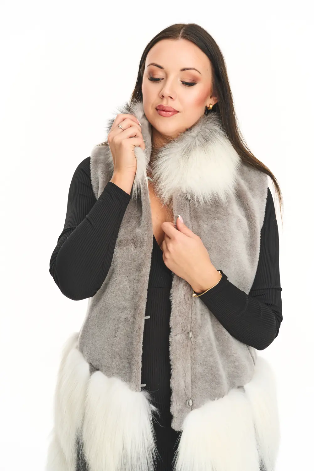 Gilets en fourrure premium