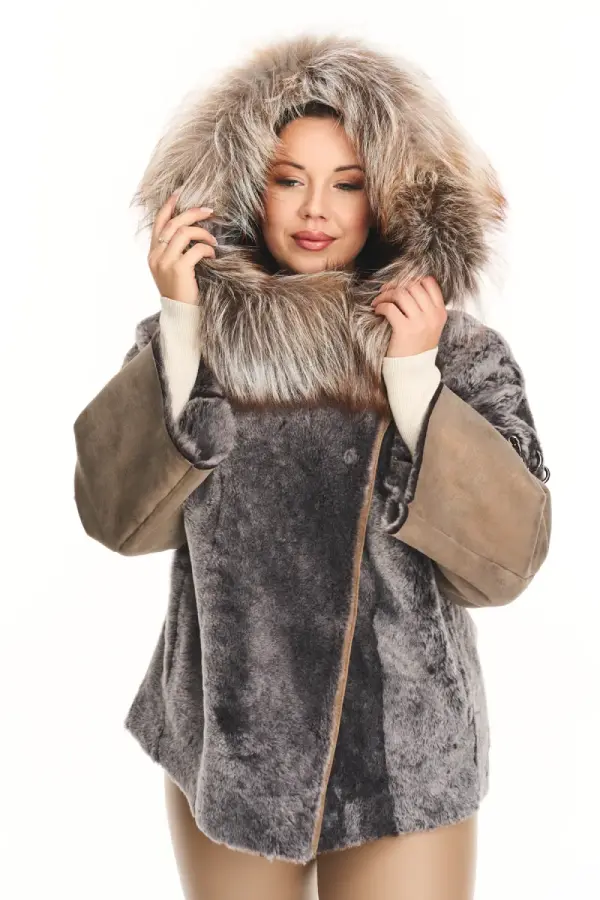 Parkas d'hiver avec fourrure naturelle